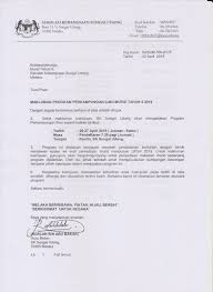 Kerjasama dan keperihatinan daripada pihak tuan amatlah dihargai dan didahului dengan ucapan ribuan terima. Surat Makluman Program