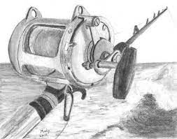 Animals For Fishing Reel Drawing Drawn Fish Drawings Animals