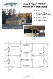 Whether you're planning to build a. 24x36 4 Stall Modular Horse Barn Delivered In 2 Pre Built Sections And Finished By Our Crew In Abou Small Horse Barn Plans Small Horse Barns Horse Barn Plans
