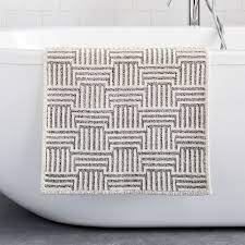 13 Stylish Bath Mats That Will Give Your Bathroom Serious Spa Vibes Striped Bath Mats Bathroom Rugs Bath Rugs