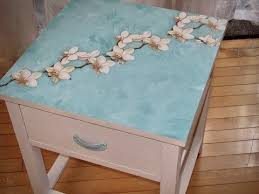How To Decoupage A Table Tiffany Inspired Youtube Decoupage Furniture Decoupage Table Diy Decoupage Desk