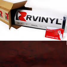 Flat mahogany wood grain vinyl wrap. Rcraft Dark Burlwood Wood Vinyl Craft Film