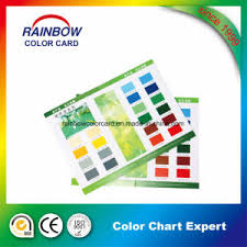 Deposit Printing Colour Chart Paper Card Board