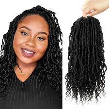 BOHOBABE 14 Inch New Faux Locs With Curly End 7 Packs Soft Locs Crochet  Hair 84 Strands Short Ombre Natural Crochet Braids for Black Women  (7Packs,1#) : Buy Online at Best Price
