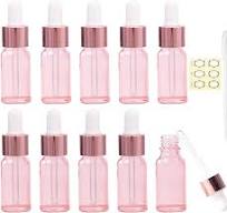 10Pcs, 5ml Rose Gold Glass Bottles with Dropper Pipettes, Mini Empty  Dropper Bottles Rose Gold Metal Cap Refillable Sample Container for  Essential ...