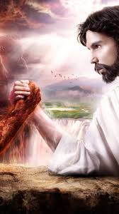 Pick one download and enjoy. Free Download Jesus Vs Evil Wallpaper Iphone Wallpapers 576x1024 For Your Desktop Mobile Tablet Explore 44 Jesus Wallpaper For Iphone Jesus Freak Wallpaper Bible Verse Iphone Wallpaper Christian Iphone Wallpaper