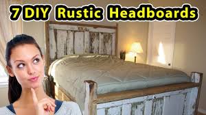 This adorable diy headboard with lights is perfect for you if you are looking to give your room a dreamy look. 7 Rustic Headboard Projects Do It Yourself Projects Youtube