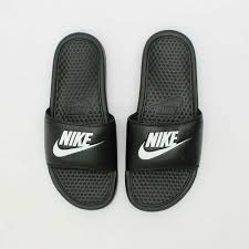 Black And White Nike Sandals Nike Benassi Jdi Men S Slide Black White 343880 090 Size 14 Slides Nike Slides Nike Benassi Nike Slides Mens Mens Dress Sandals