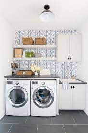 A peg rail can be enormously useful in a utility room. 55 Best Small Laundry Room Photo Storage Ideas 55 Shairoom Com Small Laundry Rooms Laundry Room Storage Laundry Room Storage Shelves