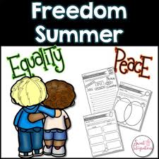 A picture by an unknown new zealand artist which complements so well wayne facer's book a vision splendid: Freedom Summer Book Study And Graphic Organizers By Sweet Integrations