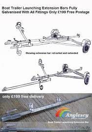 Boat Trailer Launching Extension Bar Boat Trailer Boat Trailer Parts Dinghy Boat