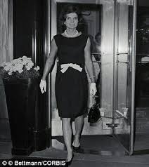 Little Black Dress With White Bow Jackie Kennedy Jacqueline Kennedy Onassis Jacqueline Kennedy
