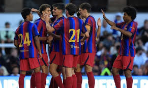 Le Barça termine sa pré-saison en beauté et soulève le Trophée Joan Gamper face à Al Ahly