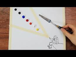 And the extra glamour this gives to the wall itself is well worth the price. Spaceman Looking For Earth Acrylic Painting On Canvas Step By Step 367 Satisfying Masking Tape Asmr Youtube