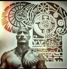 Polynesian Tattoo Of Dwayne The Rock Johnson Polynesian Tattoo Designs Maori Tattoo Marquesan Tattoos