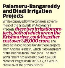 Telangana Governments Main Projects Revolve Around Water