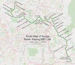 Laluan sbk dengan panjang jajaran 51 km ini akan membawa penumpang dari sungai buloh ke pusat bandar raya kuala lumpur dengan masa perjalanan lebih kurang. Laluan Kajang Wikipedia Bahasa Melayu Ensiklopedia Bebas