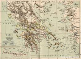 Nombra todos los países de europa. Mapa Original Siglo Xix Grecia Asia Menor Kaufen Alte Kartografie Bis Zum 19 Jahrhundert In Todocoleccion 125421339