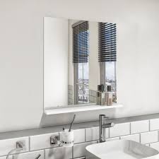 Sears has bathroom mirrors to fit any decor. Boston White Bathroom Mirror With Shelf 600 X 650mm Better Bathrooms