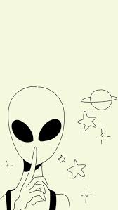 50 Pairs Of Cute Couple Phone Wallpapers Part 2 Alien Drawings Alien Art Space Drawings