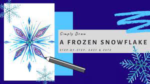 How to draw izuku midoriya from boku no hero academia step by step learn drawing by this tutorial for kids and adults. How To Draw The Snowflake From Frozen 2 Simply Draw Amazing And Realistic Youtube