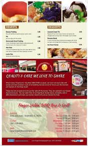 Finger Lickin Bbq Bar Grill Menu In Bradenton Florida