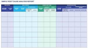 Csv is used in many cases, but. Root Cause Analysis Template Collection Smartsheet