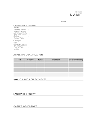 Career objective resume for chartered accountant. Mba Fresher Resume Format Templates At Allbusinesstemplates Com