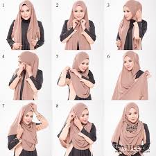 Cara Pakai Tudung Bawal Terkini 2017 Kerudung Gaya Hijab Model Pakaian Hijab