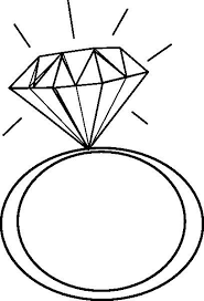 Black And White Engagement Ring Clipart Engagement Ring Cartoon Clip Art 10 Wedding Ring Drawing Art Ring Free Clip Art
