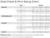 Vaughn Chest Protector Sizing Chart Vaughn Ventus Slr