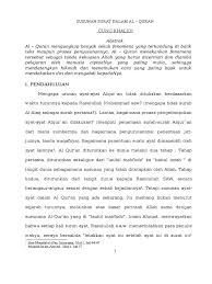Surat dalam al quran dan artinya dalam bahasa arab telah mewahyukan kepada nabi muhammad saw melalui perantara malaikat jibril. Susunan Surat Fix Doc