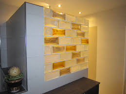 Duschwand Aus Glasbausteinen Pietre Di Vetro In Den Optiken Cloud Ambra Cloud Bianco Special Silver E Bianco Und Special Gold Modernes Design Glasbausteine