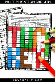 Thanksgiving Math Multiplication Mystery Picture Worksheets Math Multiplication Math Elementary Math Lessons