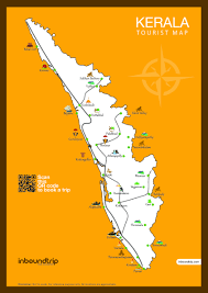 Kerala is also known as god's own country. Kerala Tourist Map To Plan Your Holidays Tourist Map Kerala Travel Geography Map