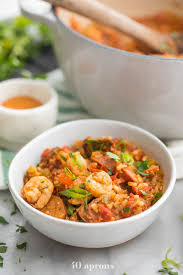 Healthy Jambalaya With Sausage Shrimp Whole30 Low Carb Paleo Recipe Healthy Jambalaya Jambalaya Recipe Jambalaya Recipe Healthy