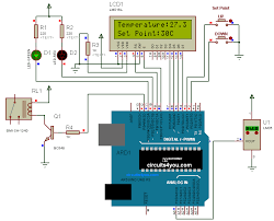 Arduino Temperature Controller Circuits4you Com Arduino Projects Arduino Simple Arduino Projects