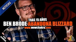 Ben Brode deja Blizzard tras 15 años para crear una nueva compañía