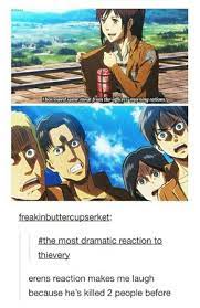 Keep shining bright sasha, we believe~. All Of Them Except Sasha And Eren Then Die Horrible Deaths Attack On Titan Funny Attack On Titan Meme Attack On Titan Anime