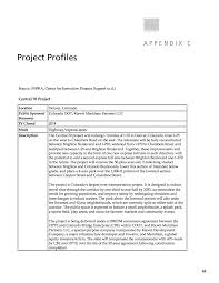 Appendix C Project Profiles Leveraging Private Capital
