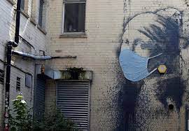See more of banksy on facebook. Banksy Updated With A Face Mask Dispatch From Isolation 32 Brooklyn Street Art