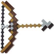 Minecraft Bow Arrow Set By Mattel Minecraft Bow And Arrow Bow And Arrow Set Minecraft