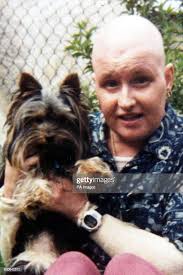 32 year old Tracy Collier and her dog Tinker a few months before... News  Photo
