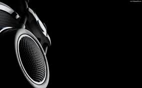 Black And White Music Wallpaper Best Speaker Desktop Wallpapers Background Collection Speaker Wallpaper Music Headphones Music Wallpaper