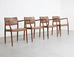 For Sale Set Of 4 Model 65 Dining Chairs By Niels Otto Moller For Jl Mollers Mobelfabrik 1960s Chair Design Traditional Furniture Armchair Design