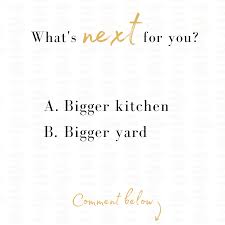 Pick One What Are You Looking For In Your Next Home A Bigger Kitchen B Bigger Yard Comment Below In 2020 Big Yard Big Kitchen Atlanta Real Estate