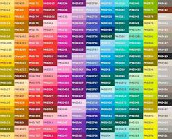 Psychology Complete Pantone Color Chart Google Search