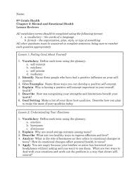 These benchmarks can help you measure your child's physical health and development in 6th grade. Name 6th Grade Health Chapter 2 Mental And Catholic Web