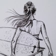 Image Result For Surfer Drawing Surf Painting Surf Drawing Surf Art