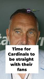 The #STLCards need to be more upfront with their fans, "It's time for the  Cardinals to be straight with their fans. Even though some fans, maybe a  lot of fans, ain't gonna like the word 'rebuild."